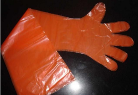 Long arm glove machine